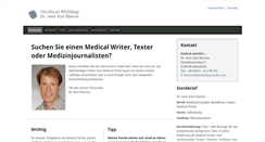 Desktop Screenshot of medizinjournalist.com